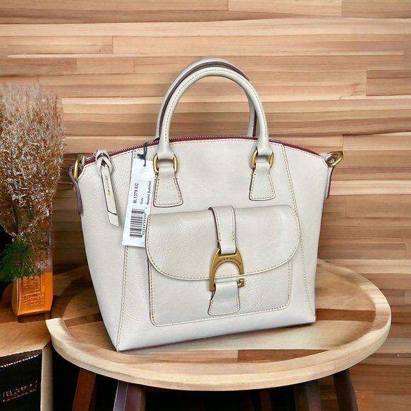 Dooney & Bourke Florentine Leather Naomi Satchel - Picture 10 of 12